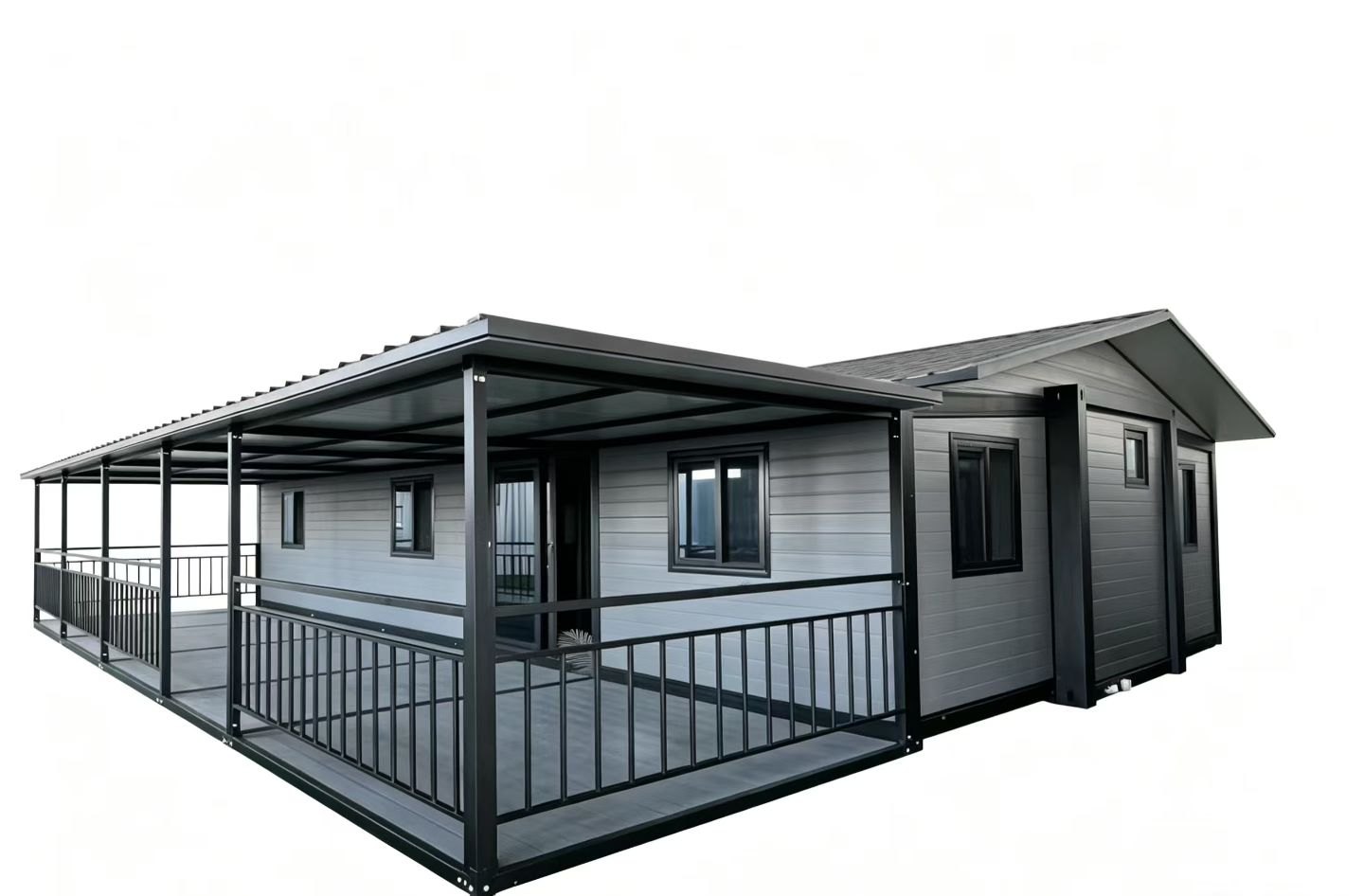 Dark expandable suite render