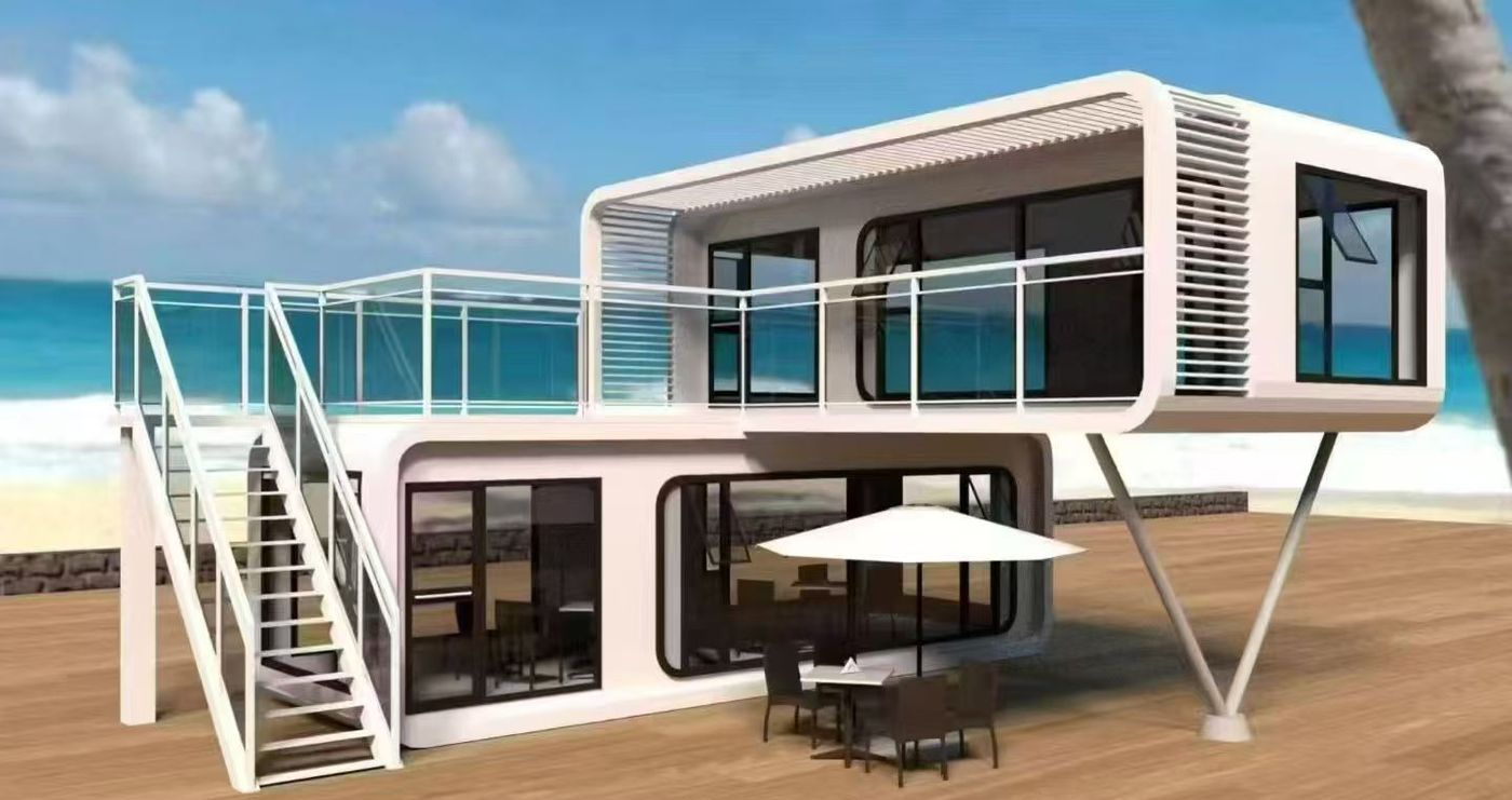 Duplex capsule by the sea