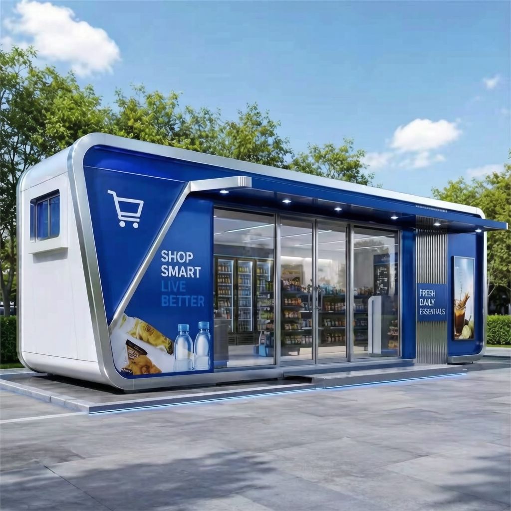 Capsule retail kiosk
