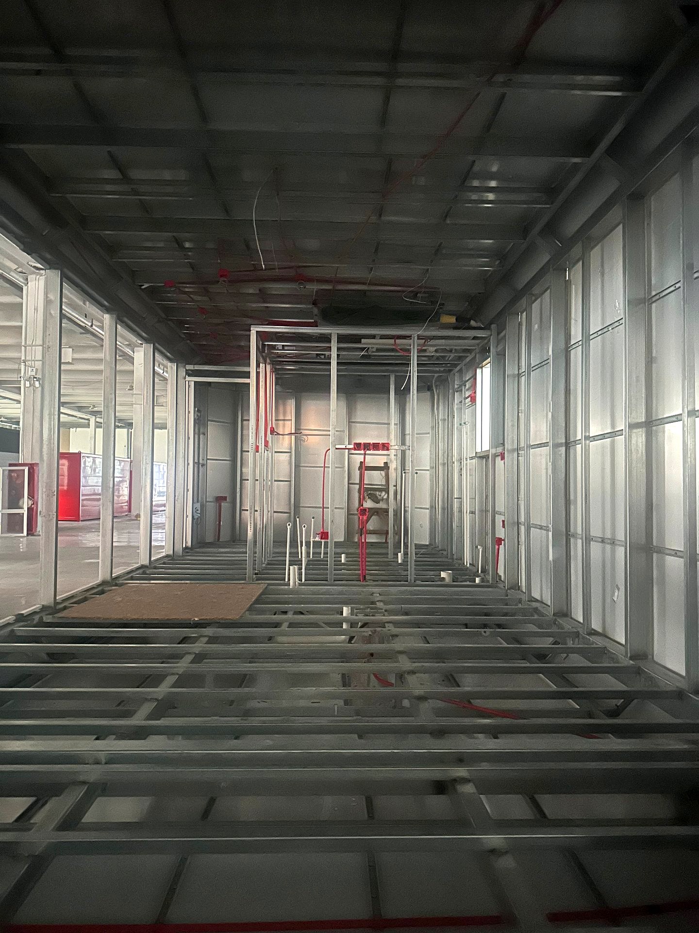 Steel frame skeleton